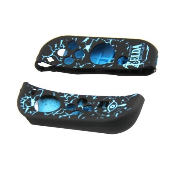 Funda protector silicona de mandos joy-con para switch Zelda azul y negro