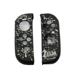 Funda protector silicona de mandos joy-con para switch Zelda blanco y negro