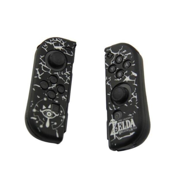 Funda protector silicona de mandos joy-con para switch Zelda blanco y negro