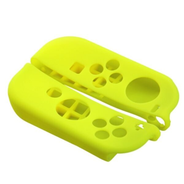 Funda protector silicona de mandos joy-con para Switch amarilla