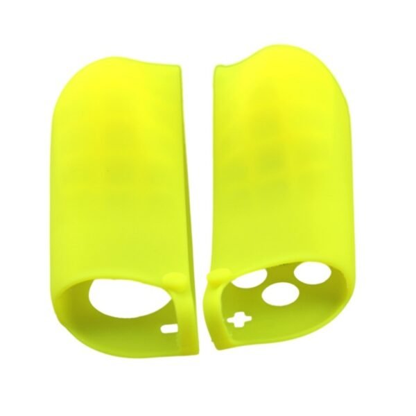 Funda protector silicona de mandos joy-con para Switch amarilla