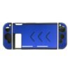 Estuche protector rigido aluminio de consola y controles para Nintendo Switch azul