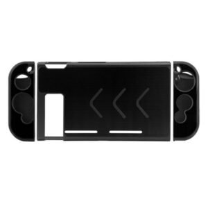 Estuche protector rigido aluminio de consola y controles para Nintendo Switch negro