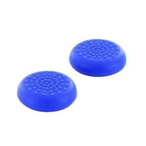 Par Protectores Silicona de Stick Para Controles Analogos Ps4 Xbox One Xbox360 Ps3 Azul