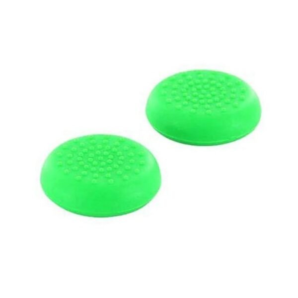 Par Protectores Silicona de Stick Para Controles Analogos Ps4 Xbox One Xbox360 Ps3 Verde