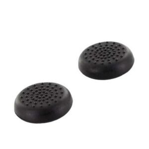 Par Protectores Silicona de Stick Para Controles Analogos Ps4 Xbox One Xbox360 Ps3 Negro