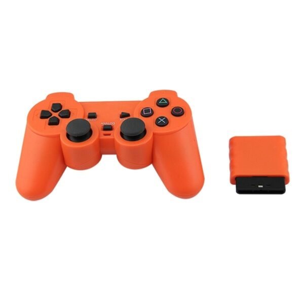 Joystick Inalambrico Para Ps2 Naranja