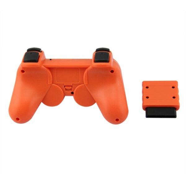 Joystick Inalambrico Para Ps2 Naranja