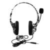 Auriculares gamer con microfono camuflados para Ps4 Ps5 Xbox One Series S|X Switch y celular negro