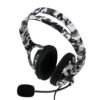 Auriculares gamer con microfono camuflados para Ps4 Ps5 Xbox One Series S|X Switch y celular negro