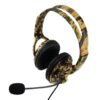 Auriculares gamer con microfono camuflados para Ps4 Ps5 Xbox One Series S|X Switch y celular verde