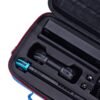 Maleta de transporte rigida grande para Nintendo Switch azul y rojo