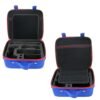 Maleta de transporte rigida grande para Nintendo Switch azul y rojo