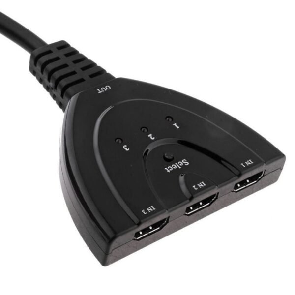 Multiplicador Hdmi 3 Puertos Hd Con Selector Inteligente Automatico
