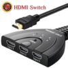Multiplicador Hdmi 3 Puertos Hd Con Selector Inteligente Automatico