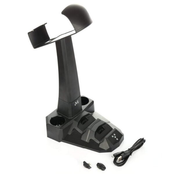 Soporte Vertical y Carga Joystick Move para Ps4 Psvr 5 En 1