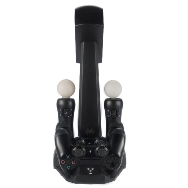 Soporte Vertical y Carga Joystick Move para Ps4 Psvr 5 En 1