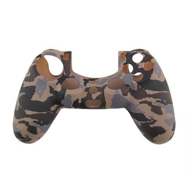 Funda Protector de Silicona Joystick Para Ps4 Camuflado Marron