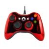 Joystick Control Mando Cableado Compatible Para Xbox360 y Pc Rojo Cromo