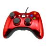 Joystick Control Mando Cableado Compatible Para Xbox360 y Pc Rojo Cromo
