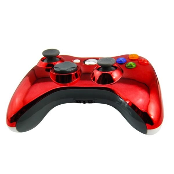Joystick Control Mando Cableado Compatible Para Xbox360 y Pc Rojo Cromo