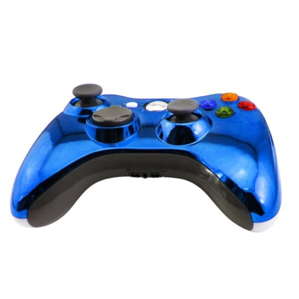 Joystick Control Mando Cableado Compatible Para Xbox360 y Pc Azul Cromo