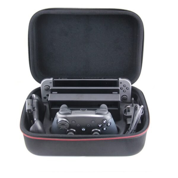 Maleta grande de transporte organizador rigido para Nintendo Switch negra