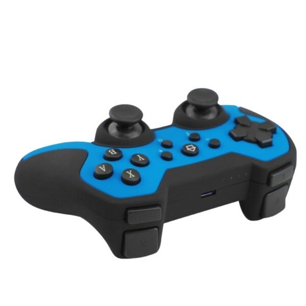 Joystick Inalambrico 4 En 1 Recargable Compatible Para Ps3 Switch Pc y Celular Azul