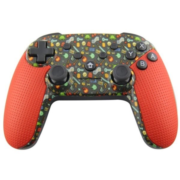 Joystick Inalambrico Recargable Compatible Para Switch Pc y Android Rojo Gameicon