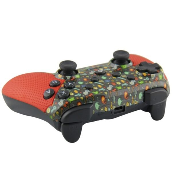 Joystick Inalambrico Recargable Compatible Para Switch Pc y Android Rojo Gameicon