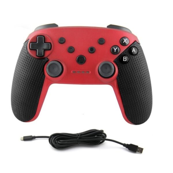 Joystick Inalambrico Recargable Compatible Para Switch Pc y Android Rojo