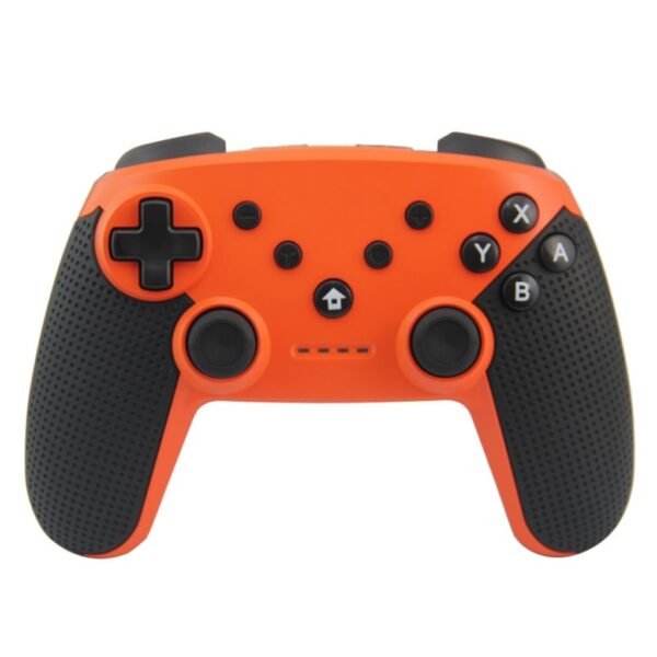 Joystick Inalambrico Recargable Compatible Para Switch Pc y Android Naranja