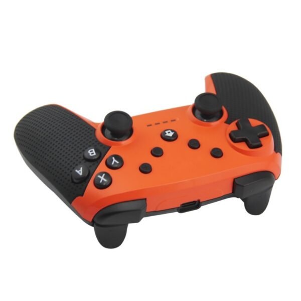 Joystick Inalambrico Recargable Compatible Para Switch Pc y Android Naranja