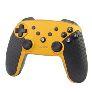 Joystick Inalambrico Recargable Compatible Para Switch Pc y Android Amarillo