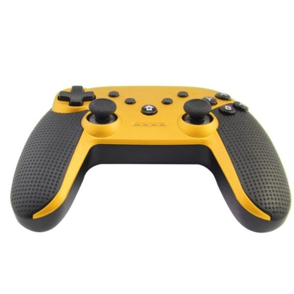 Joystick Inalambrico Recargable Compatible Para Switch Pc y Android Amarillo