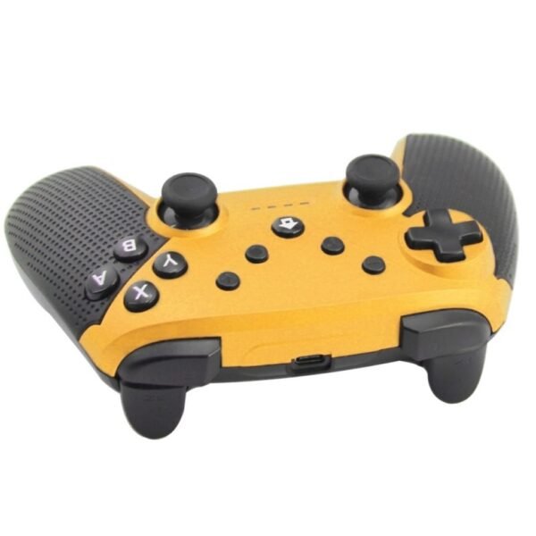 Joystick Inalambrico Recargable Compatible Para Switch Pc y Android Amarillo