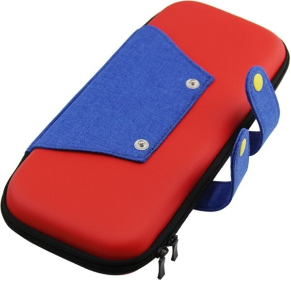 productos34_13381.jpg Funda estuche transporte protectora rigida para Nintendo Switch atuendo azul y rojo