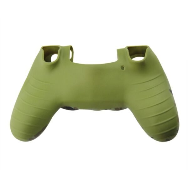 Funda Protector de Silicona Joystick Ps4 Camuflado Verde y Negro