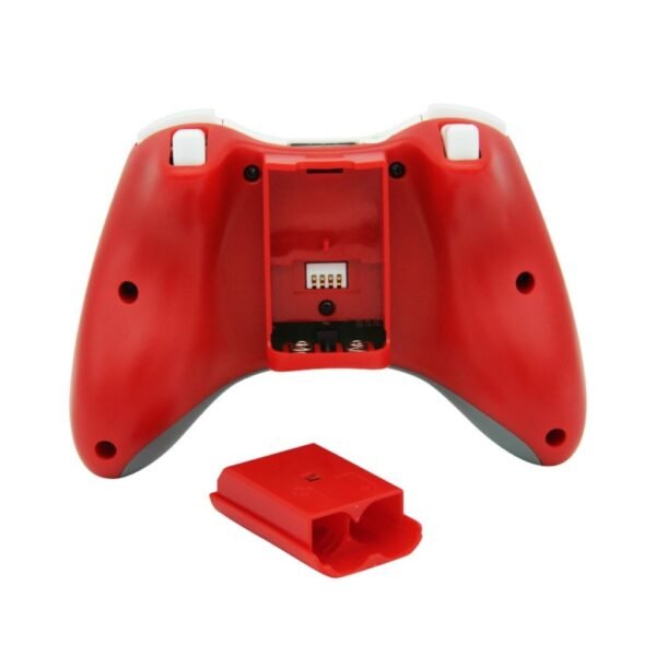 Joystick Inalambrico + Receptor Usb Compatible Para Xbox360 y Pc Rojo