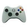 Joystick Inalambrico + Receptor Usb Compatible Para Xbox360 y Pc Blanco