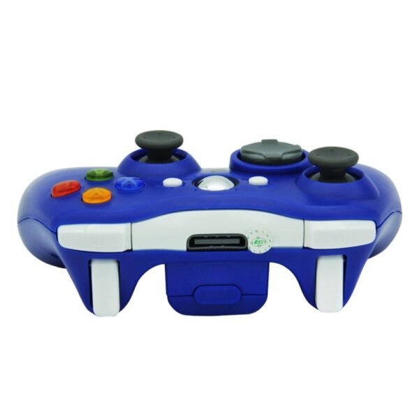 Joystick Inalambrico + Receptor Usb Compatible Para Xbox360 y Pc Azul