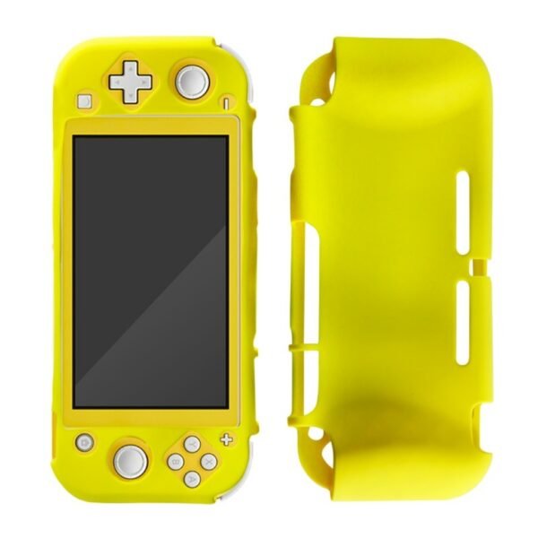 Funda protector silicona para Nintendo Switch Lite amarilla