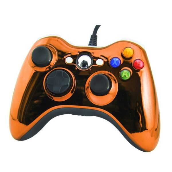 Joystick Control Mando Cableado Compatible Para Xbox360 y Pc Cobre Cromo