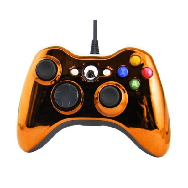 Joystick Control Mando Cableado Compatible Para Xbox360 y Pc Cobre Cromo