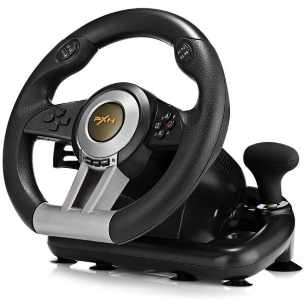Volante Con Pedalera y Palanca de Cambios Compatible Para Pc Xbox One Switch Ps4 Ps3