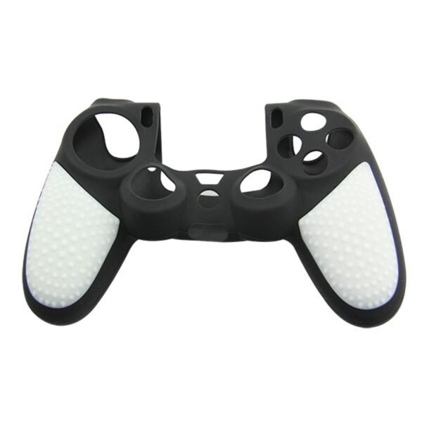 Funda Protector de Silicona Joystick Para Ps4 Blanco y Negra