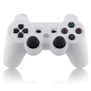 Joystick Inalambrico Compatible Con Ps3 Blanco