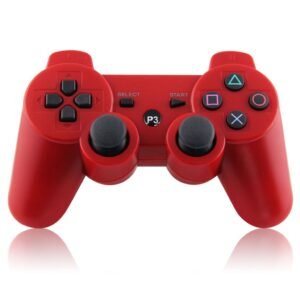 Joystick Inalambrico Compatible Con Ps3 Rojo