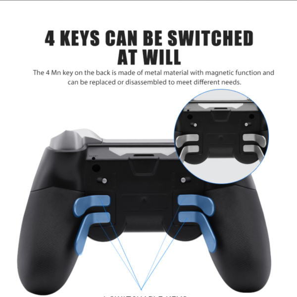 Joystick Inalambrico Elite Scuff Pro Para Ps4 Azul