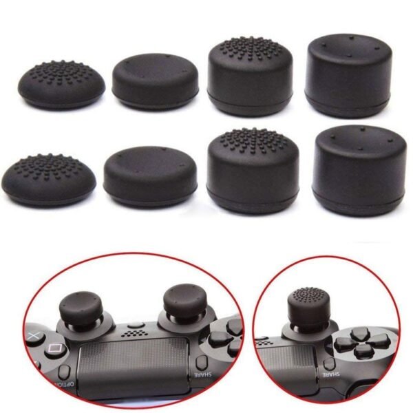 Thumbstick Fps Grip Analogo Joystick Para Ps4 Xbox One Set 8 Unidades Rojo